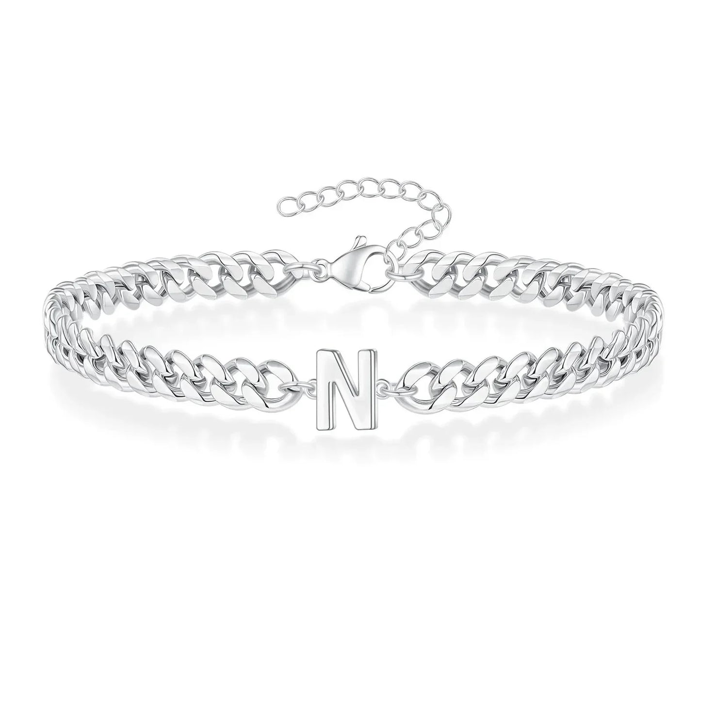Personalized Love Letter Cuban Chain Bracelet