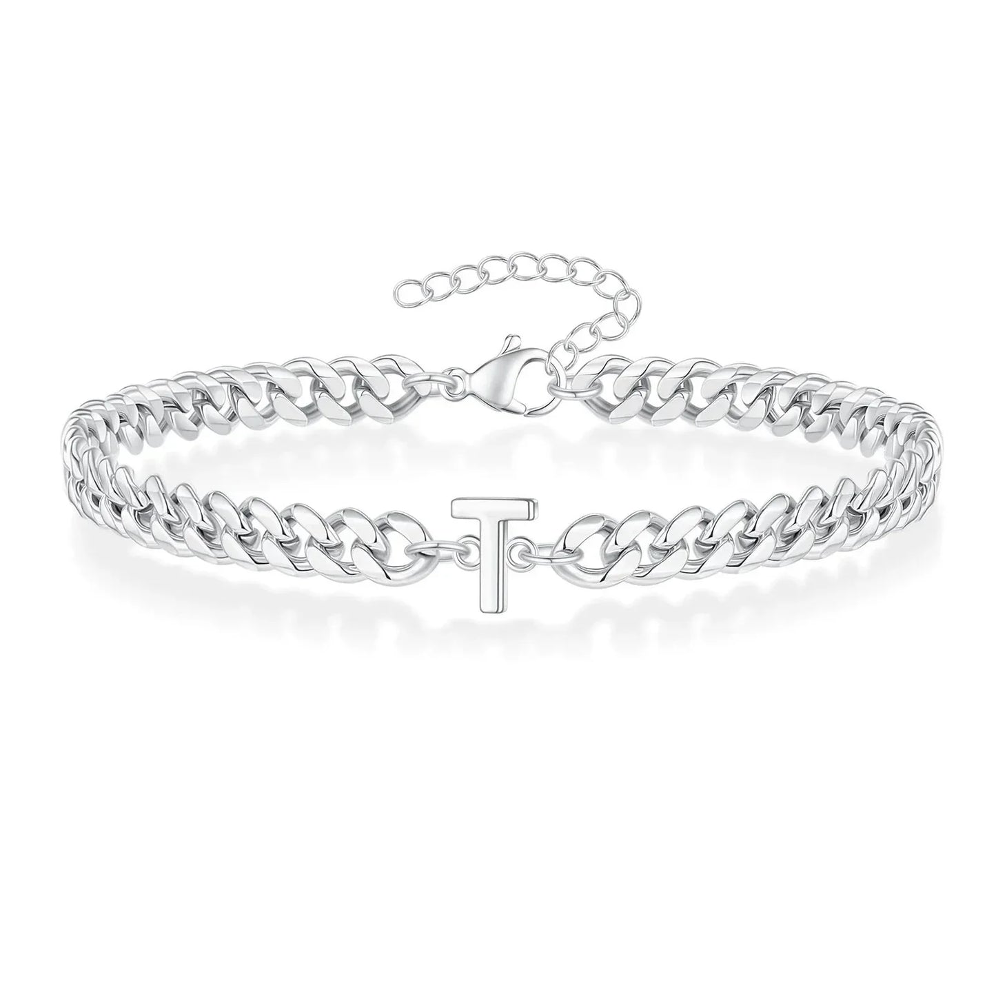 Personalized Love Letter Cuban Chain Bracelet