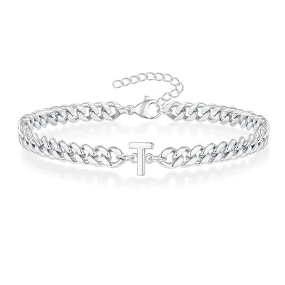 Personalized Love Letter Cuban Chain Bracelet