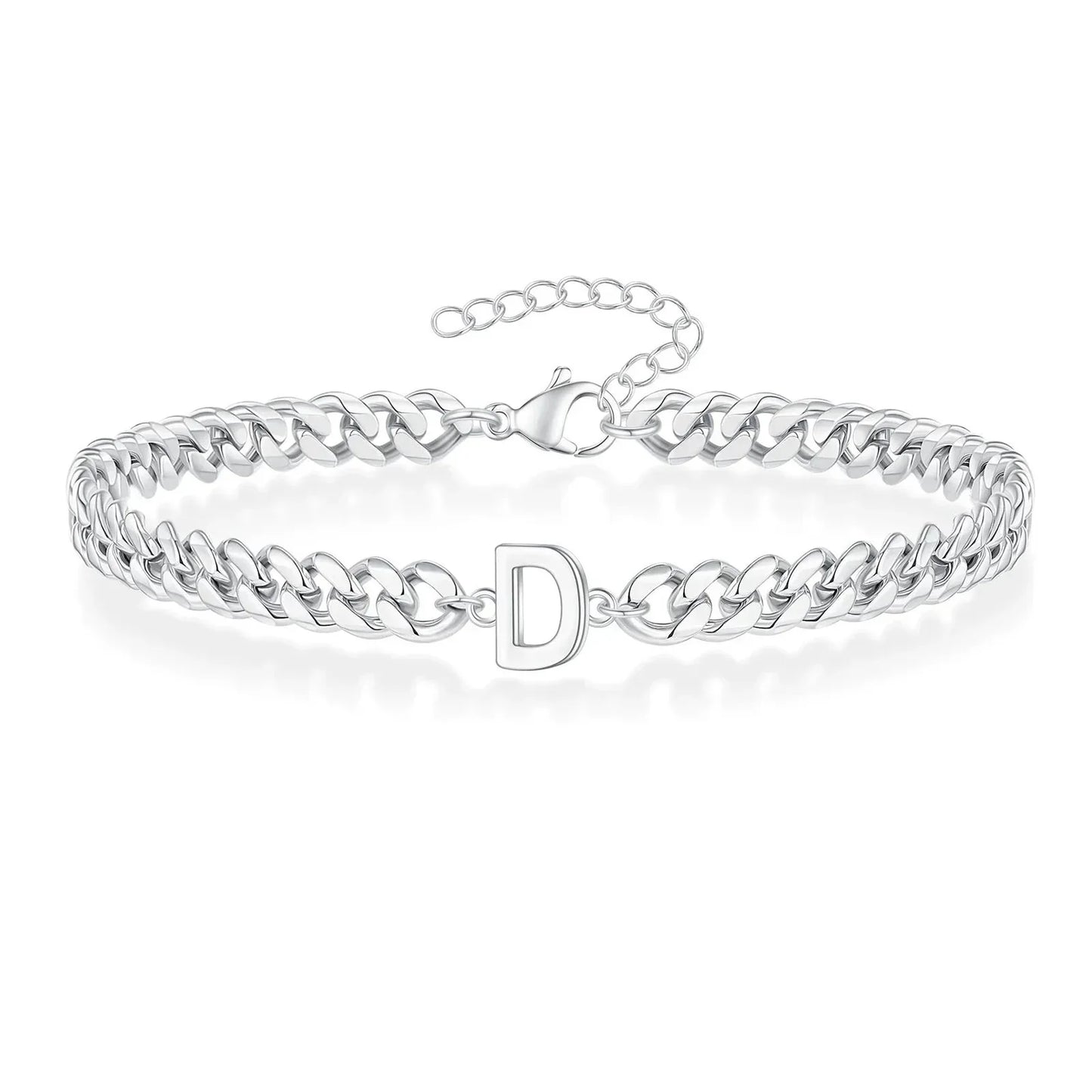 Personalized Love Letter Cuban Chain Bracelet