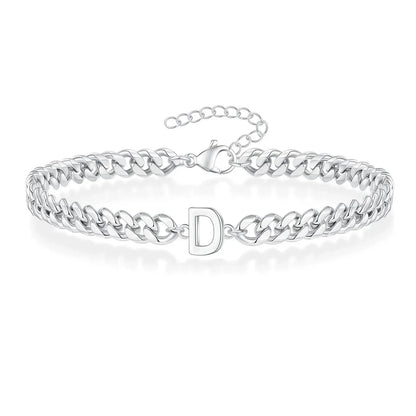 Personalized Love Letter Cuban Chain Bracelet