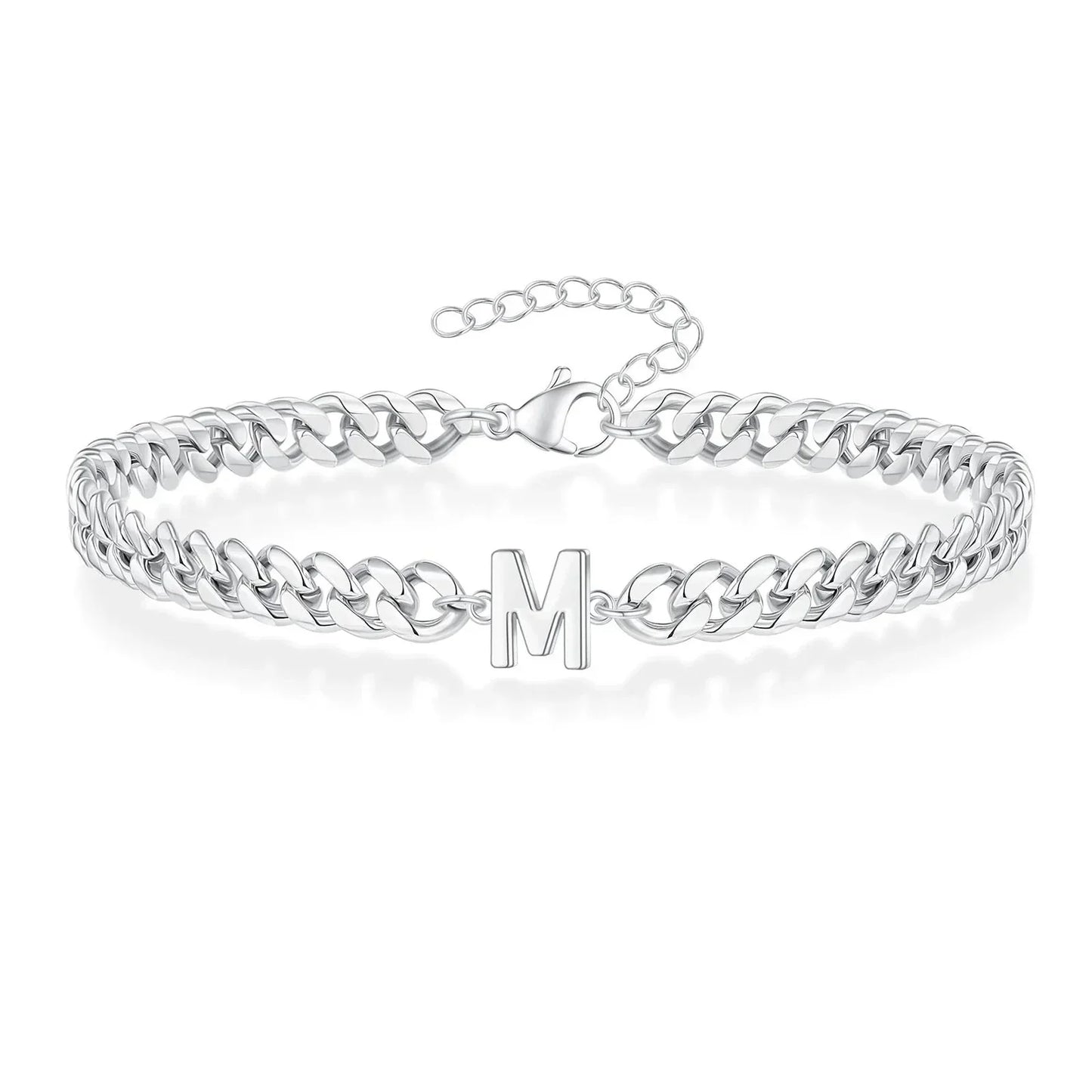 Personalized Love Letter Cuban Chain Bracelet