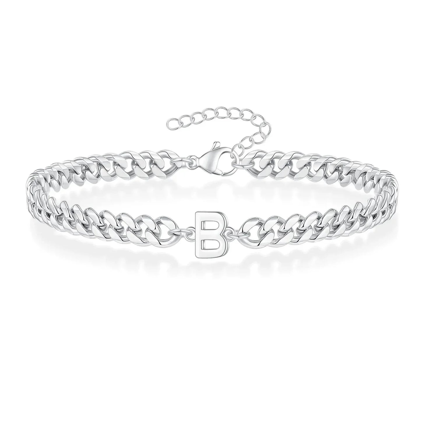 Personalized Love Letter Cuban Chain Bracelet
