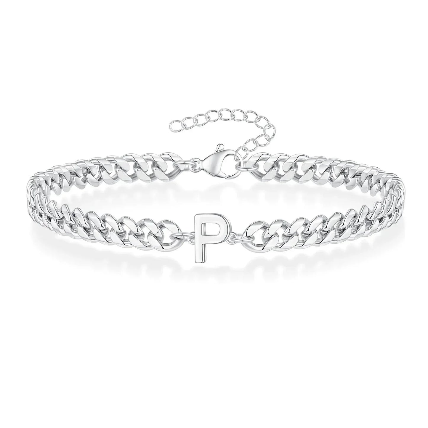 Personalized Love Letter Cuban Chain Bracelet