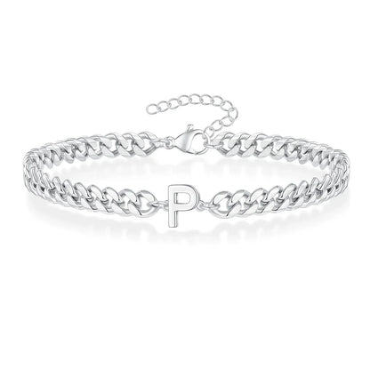 Personalized Love Letter Cuban Chain Bracelet
