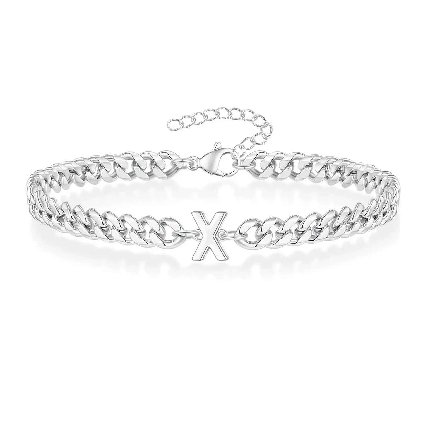 Personalized Love Letter Cuban Chain Bracelet