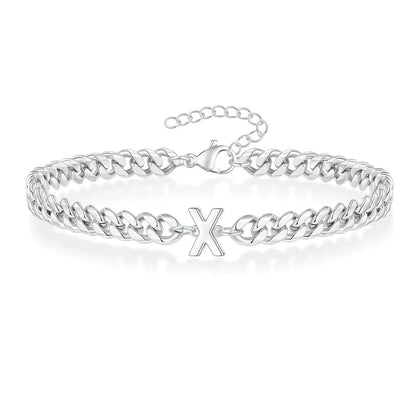 Personalized Love Letter Cuban Chain Bracelet