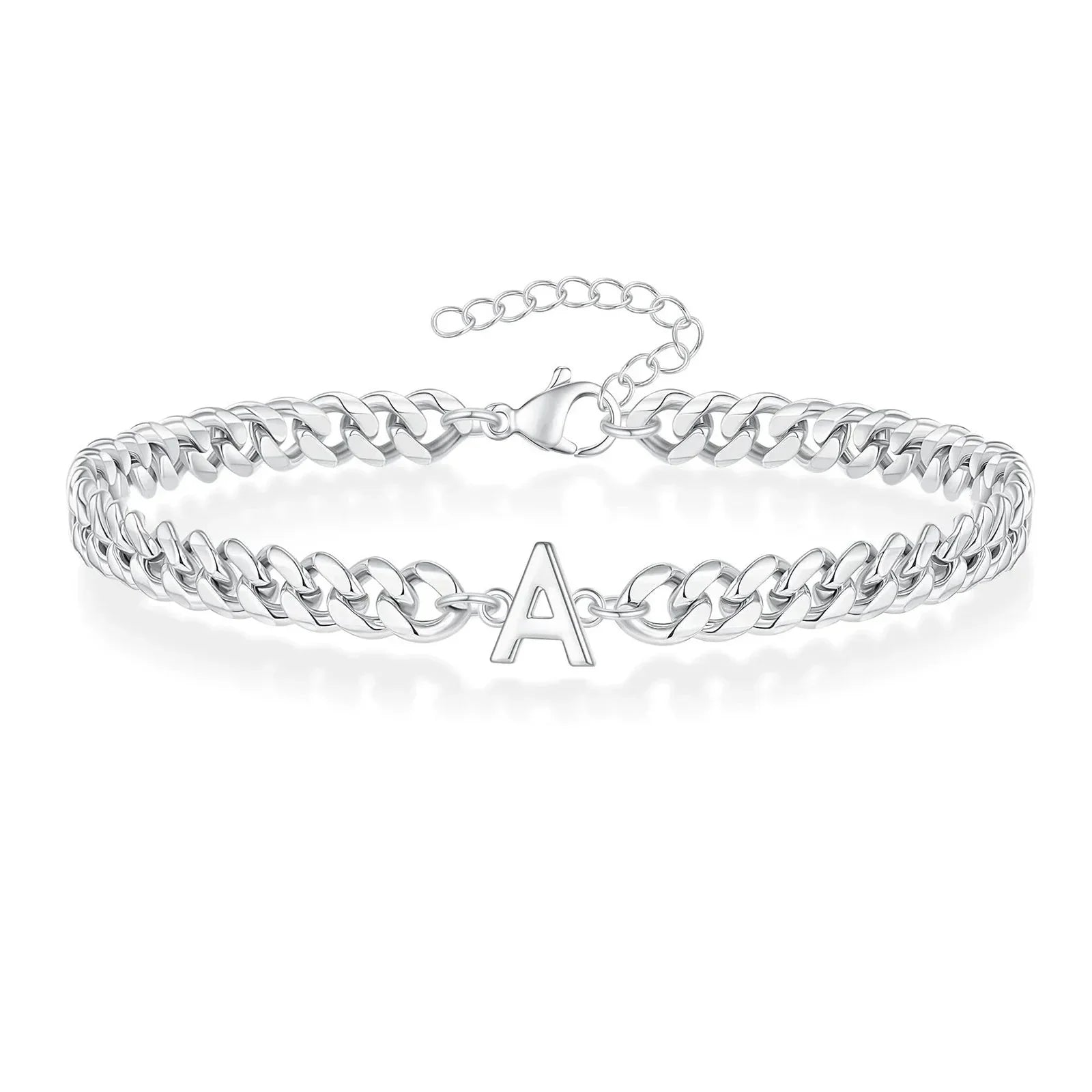 Personalized Love Letter Cuban Chain Bracelet - Cofik