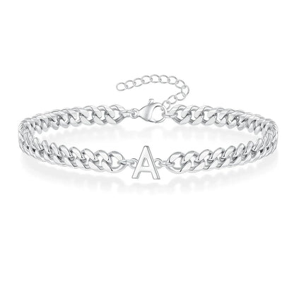 Personalized Love Letter Cuban Chain Bracelet - Cofik