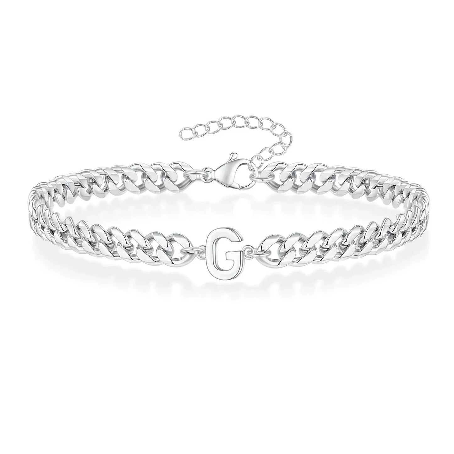 Personalized Love Letter Cuban Chain Bracelet