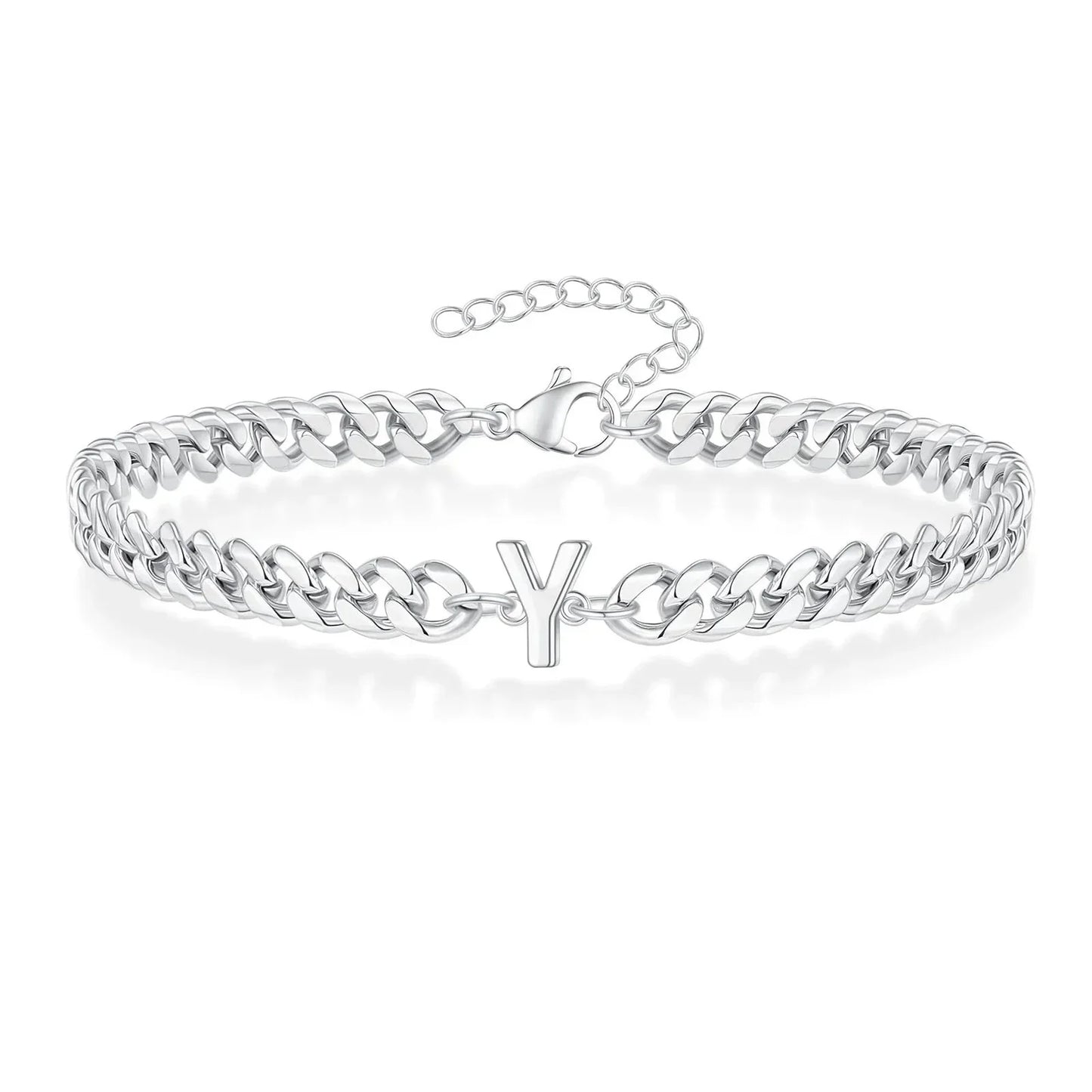 Personalized Love Letter Cuban Chain Bracelet