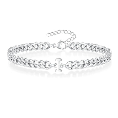 Personalized Love Letter Cuban Chain Bracelet