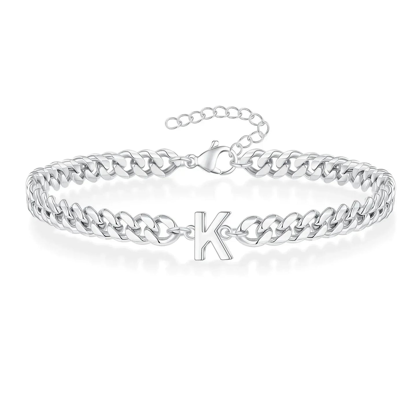 Personalized Love Letter Cuban Chain Bracelet
