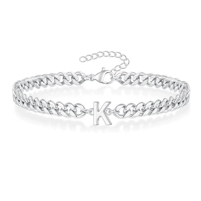 Personalized Love Letter Cuban Chain Bracelet