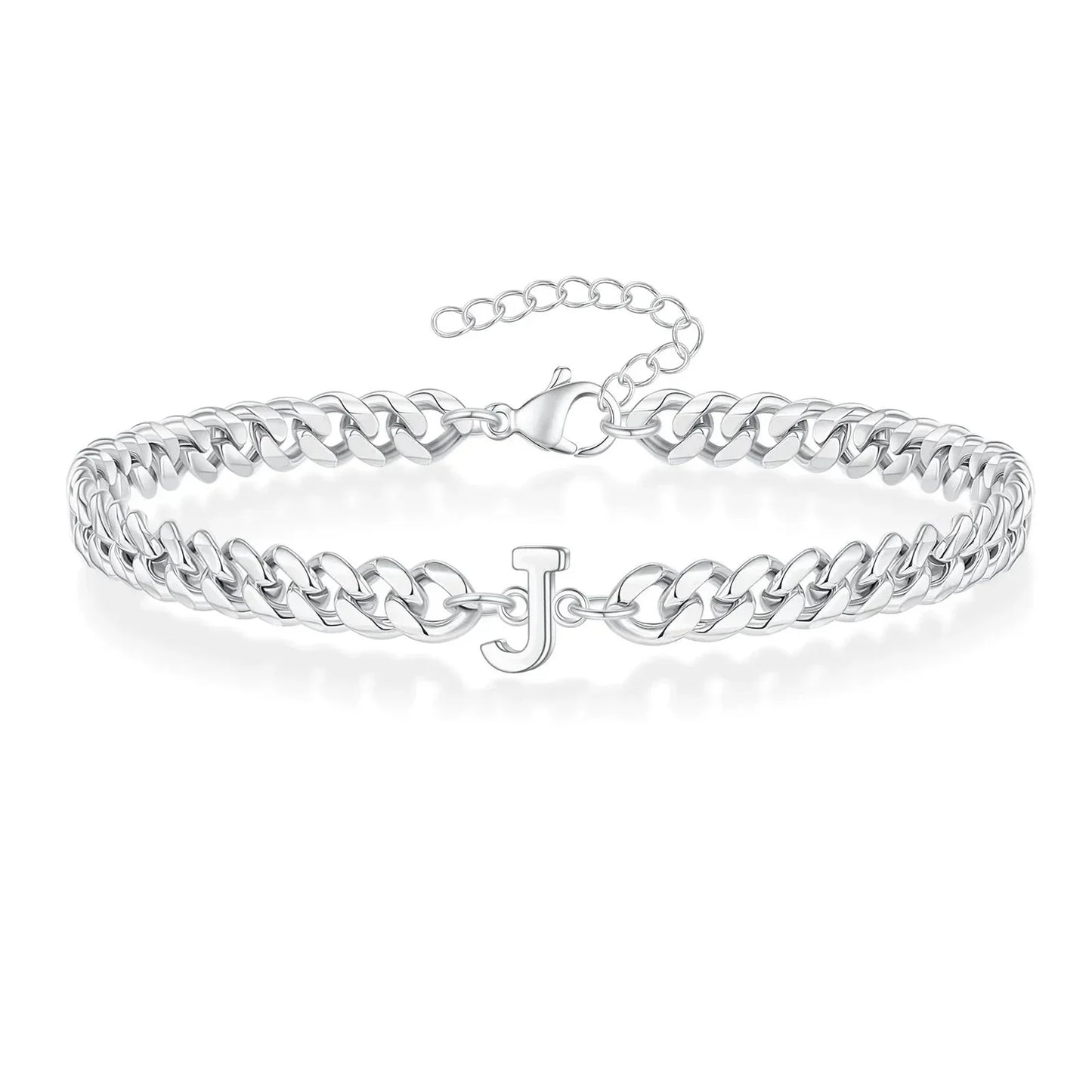 Personalized Love Letter Cuban Chain Bracelet