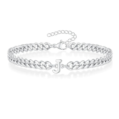 Personalized Love Letter Cuban Chain Bracelet