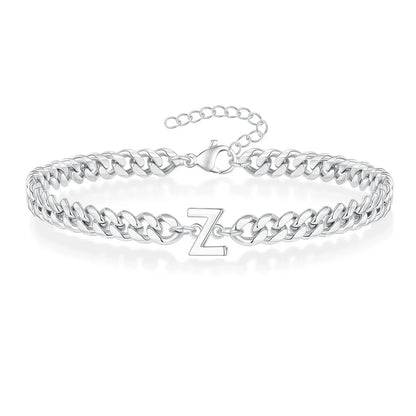 Personalized Love Letter Cuban Chain Bracelet
