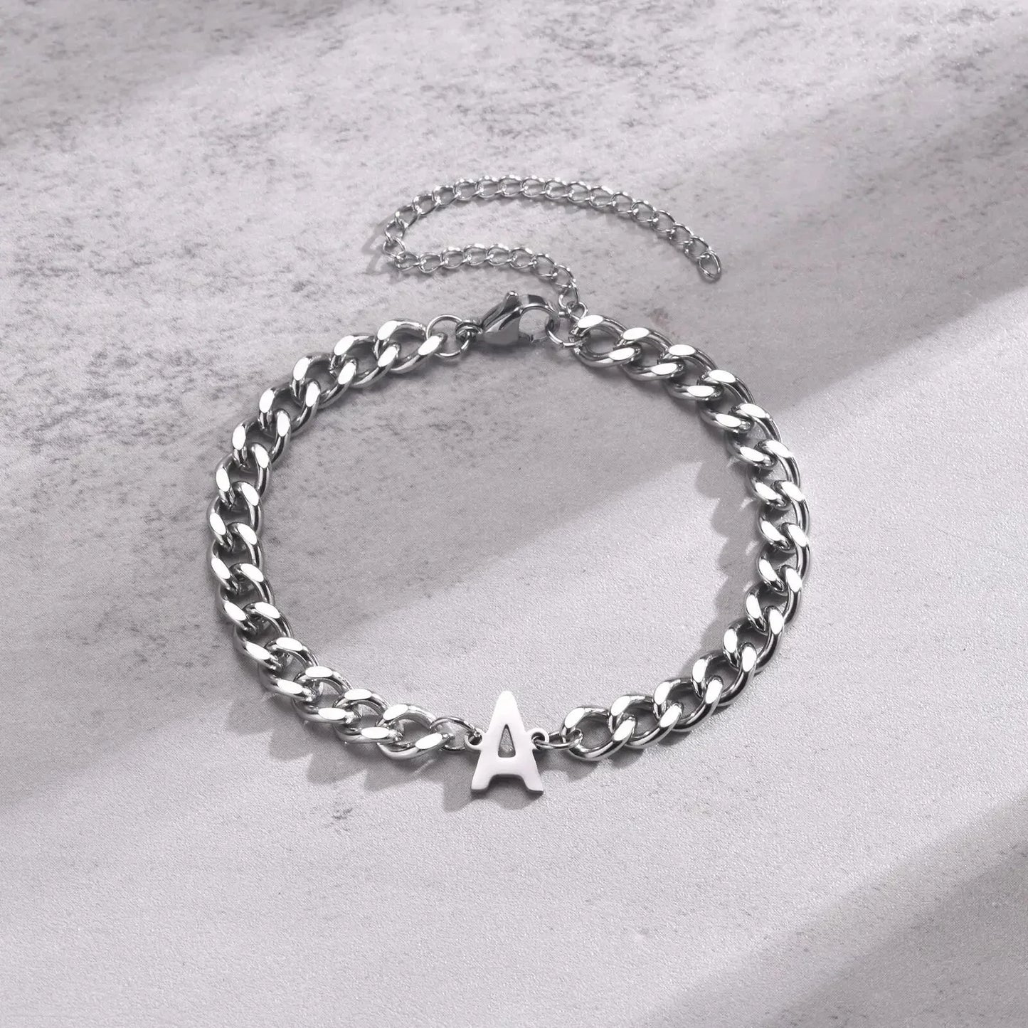Personalized Love Letter Cuban Chain Bracelet