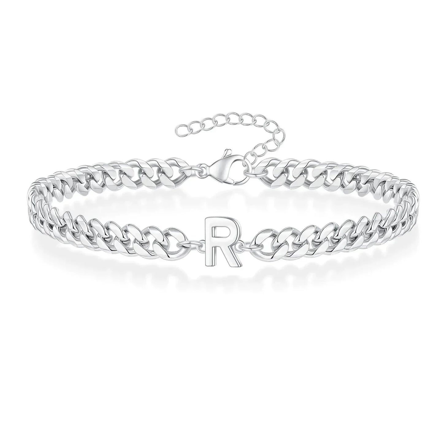 Personalized Love Letter Cuban Chain Bracelet