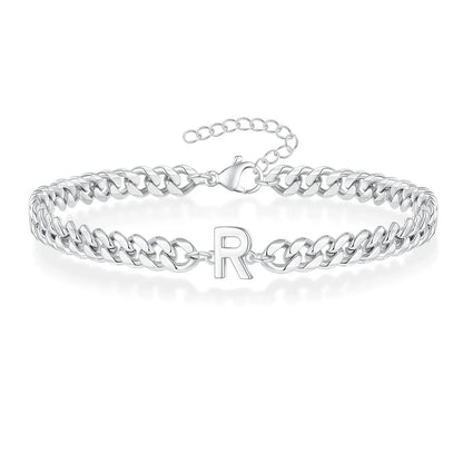 Personalized Love Letter Cuban Chain Bracelet