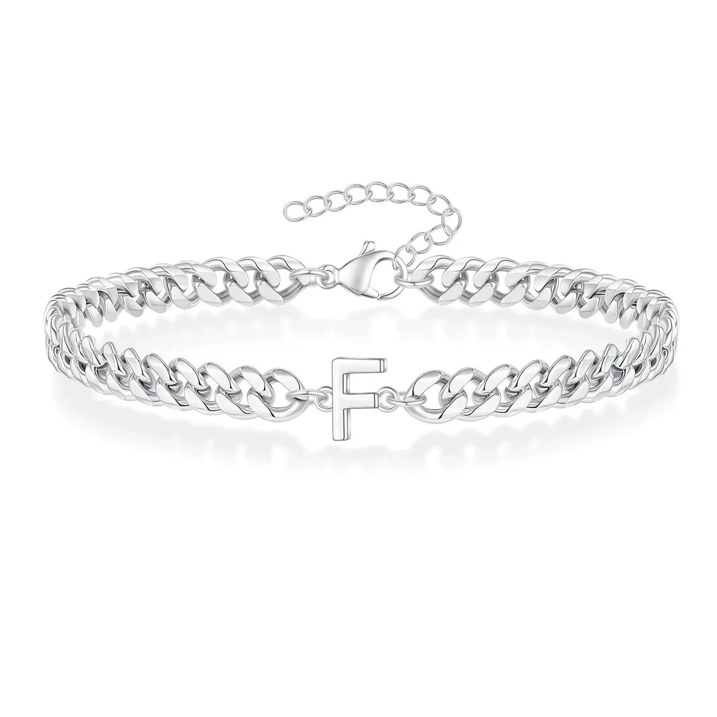 Personalized Love Letter Cuban Chain Bracelet