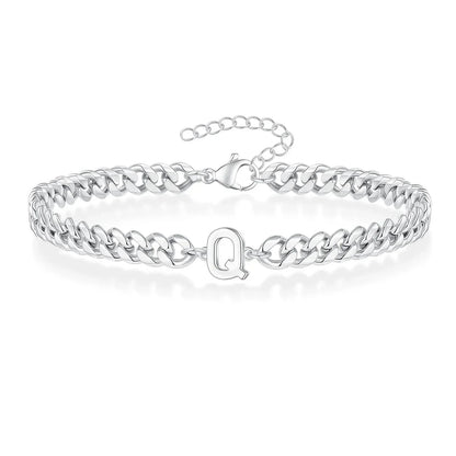 Personalized Love Letter Cuban Chain Bracelet