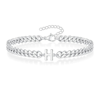 Personalized Love Letter Cuban Chain Bracelet