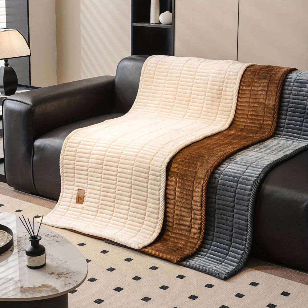 Cozy Quilted Couch Cover Protector