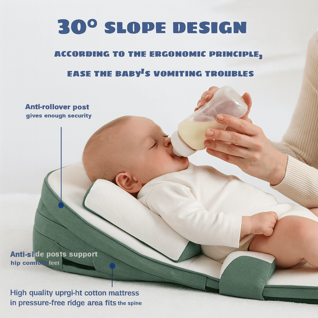 Soft Baby Pillow for Side Sleeping Newborn Support