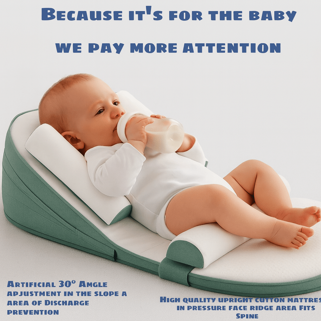 Soft Baby Pillow for Side Sleeping Newborn Support