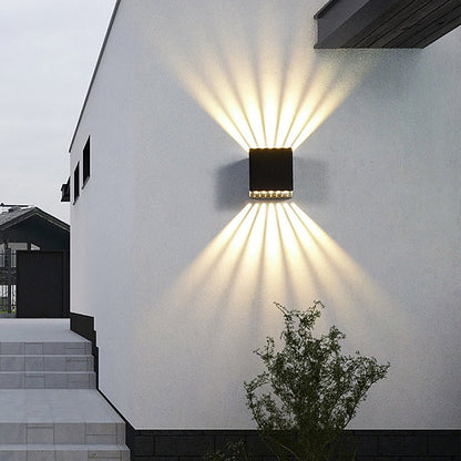 Outdoor LED Up Down Wall Sconce Light Fixture