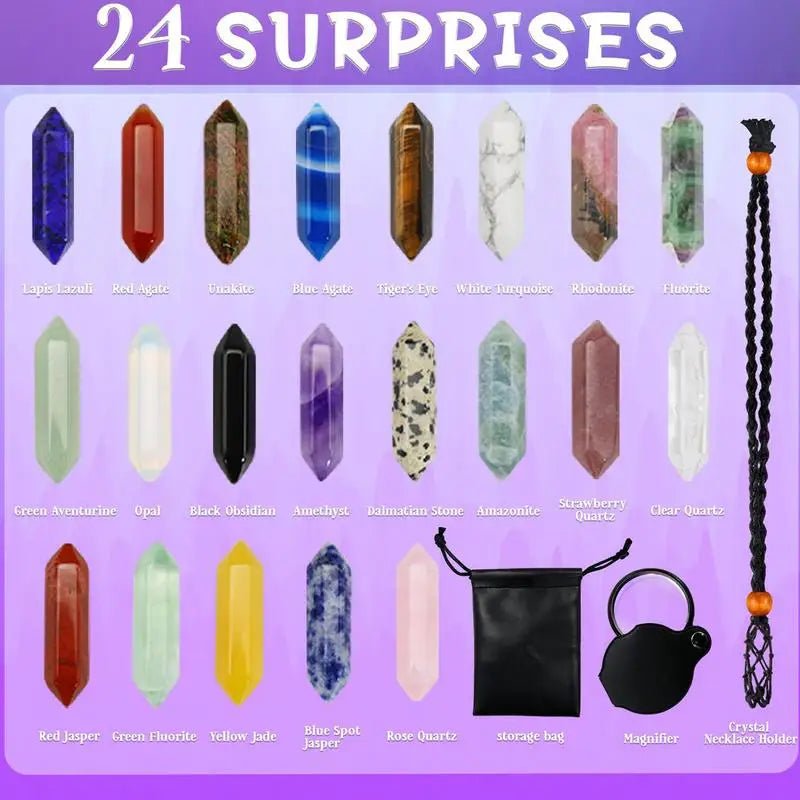 Natural Crystal Countdown Calendar 2025
