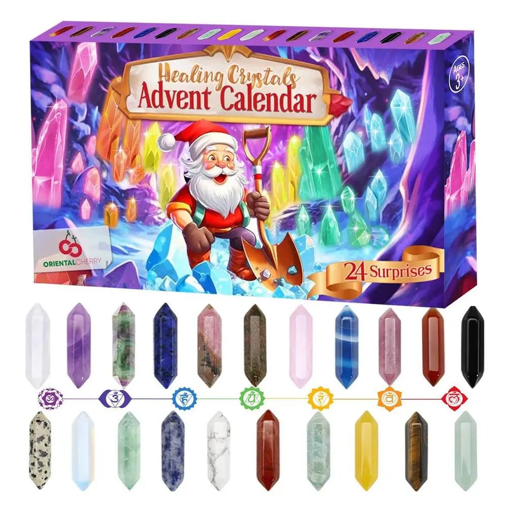 Natural Crystal Countdown Calendar 2025 - Cofik