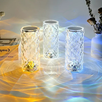 Stylish Glass Table Light with Sensor Control