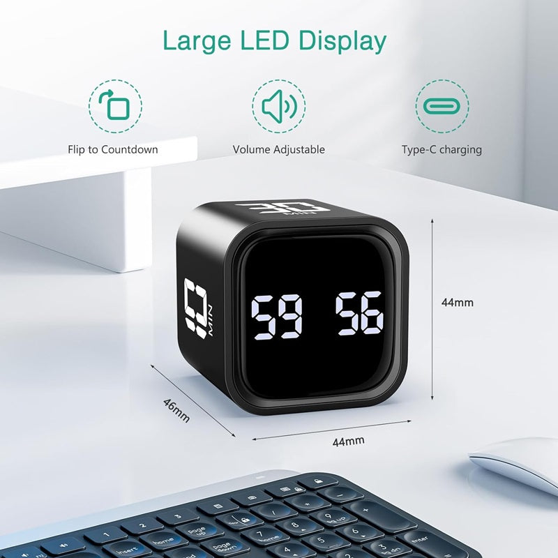 Intelligent Countdown Cube with LED Screen