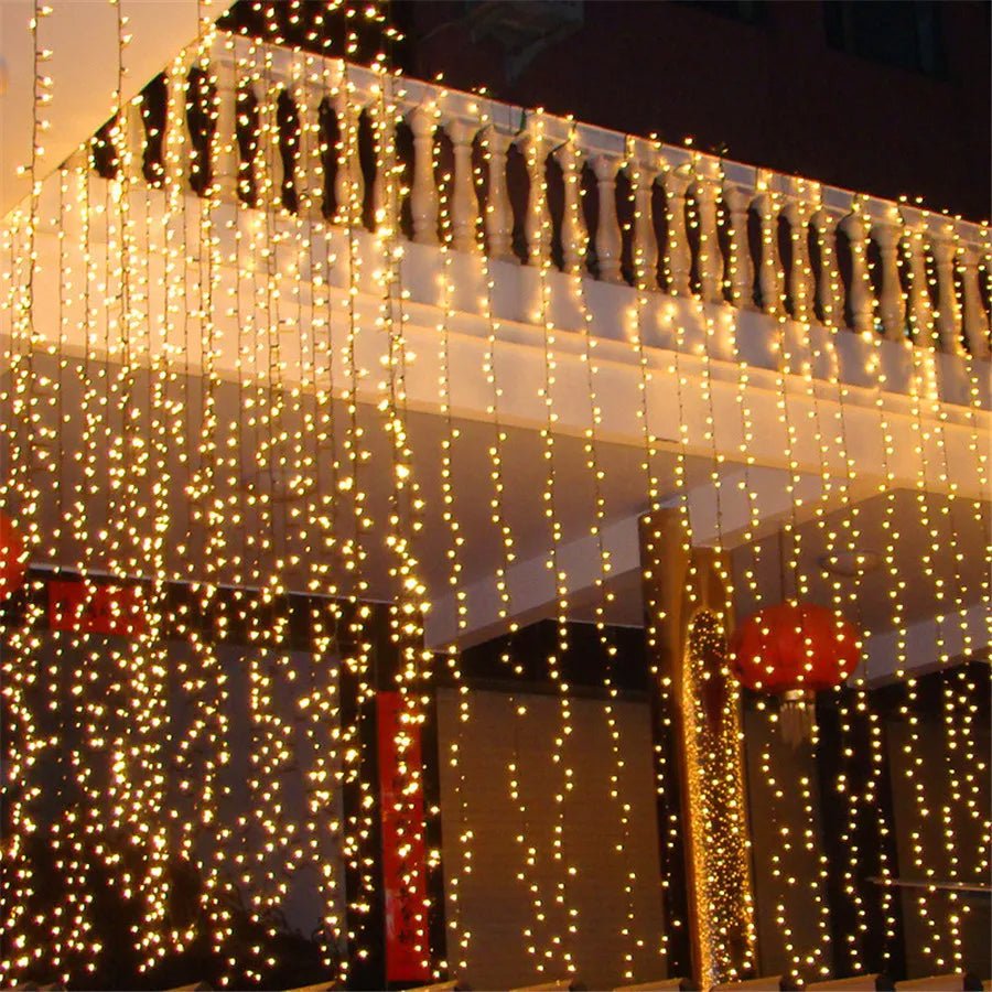 Festive Window String Fairy Lights