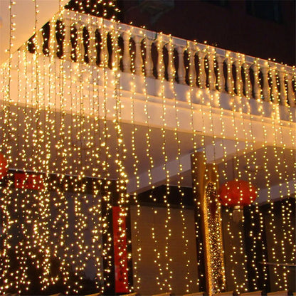 Festive Window String Fairy Lights