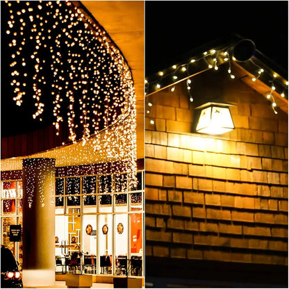 Festive Window String Fairy Lights