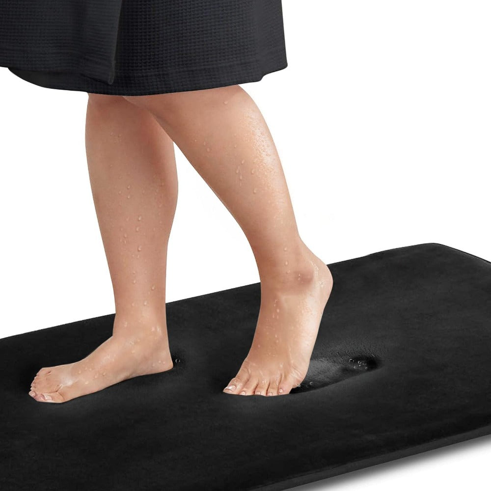 Soft Grip Microfiber Bathroom Mat