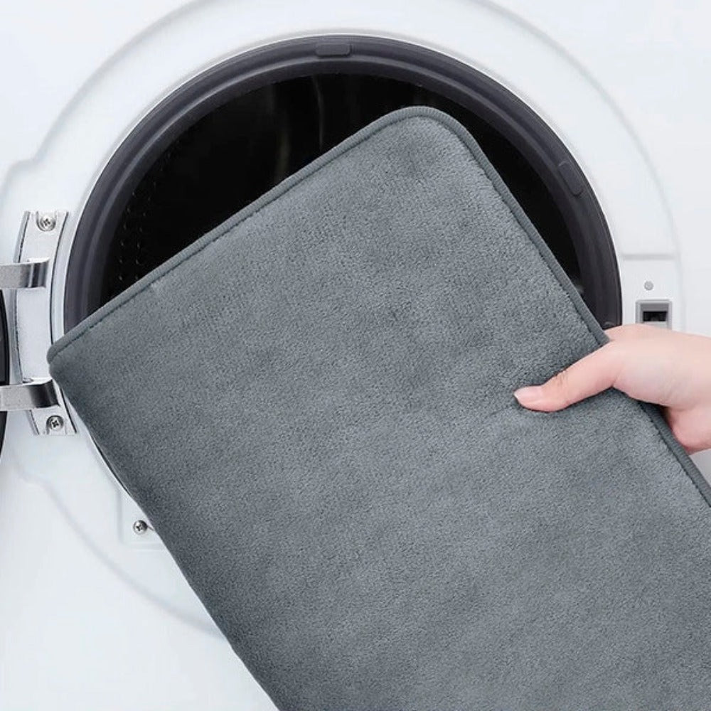 Soft Grip Microfiber Bathroom Mat