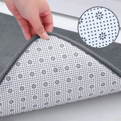 Soft Grip Microfiber Bathroom Mat