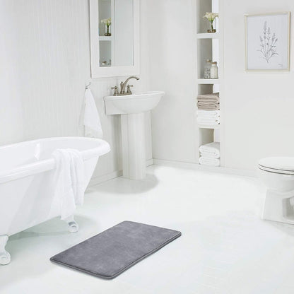 Soft Grip Microfiber Bathroom Mat