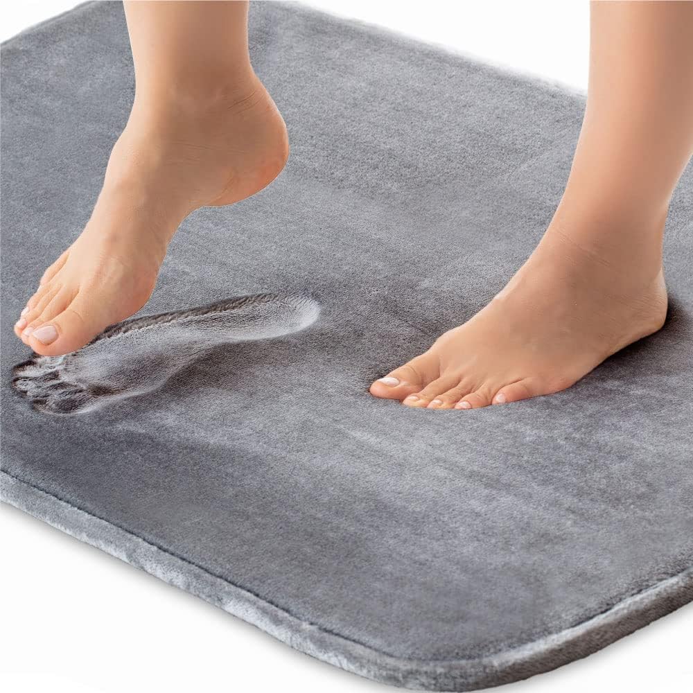 Soft Grip Microfiber Bathroom Mat