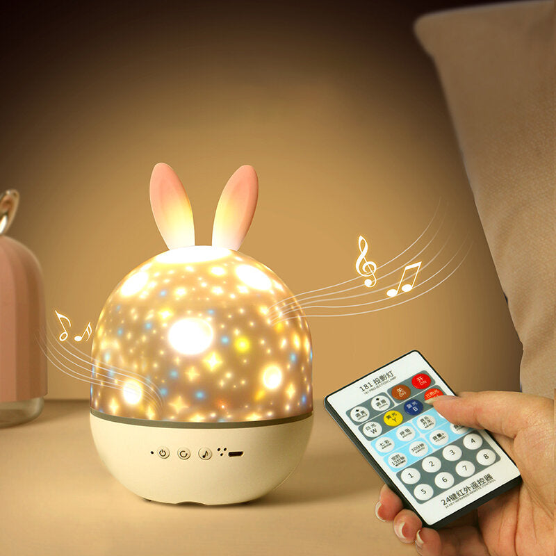 Colorful Rabbit Night Light Projector - Cofik