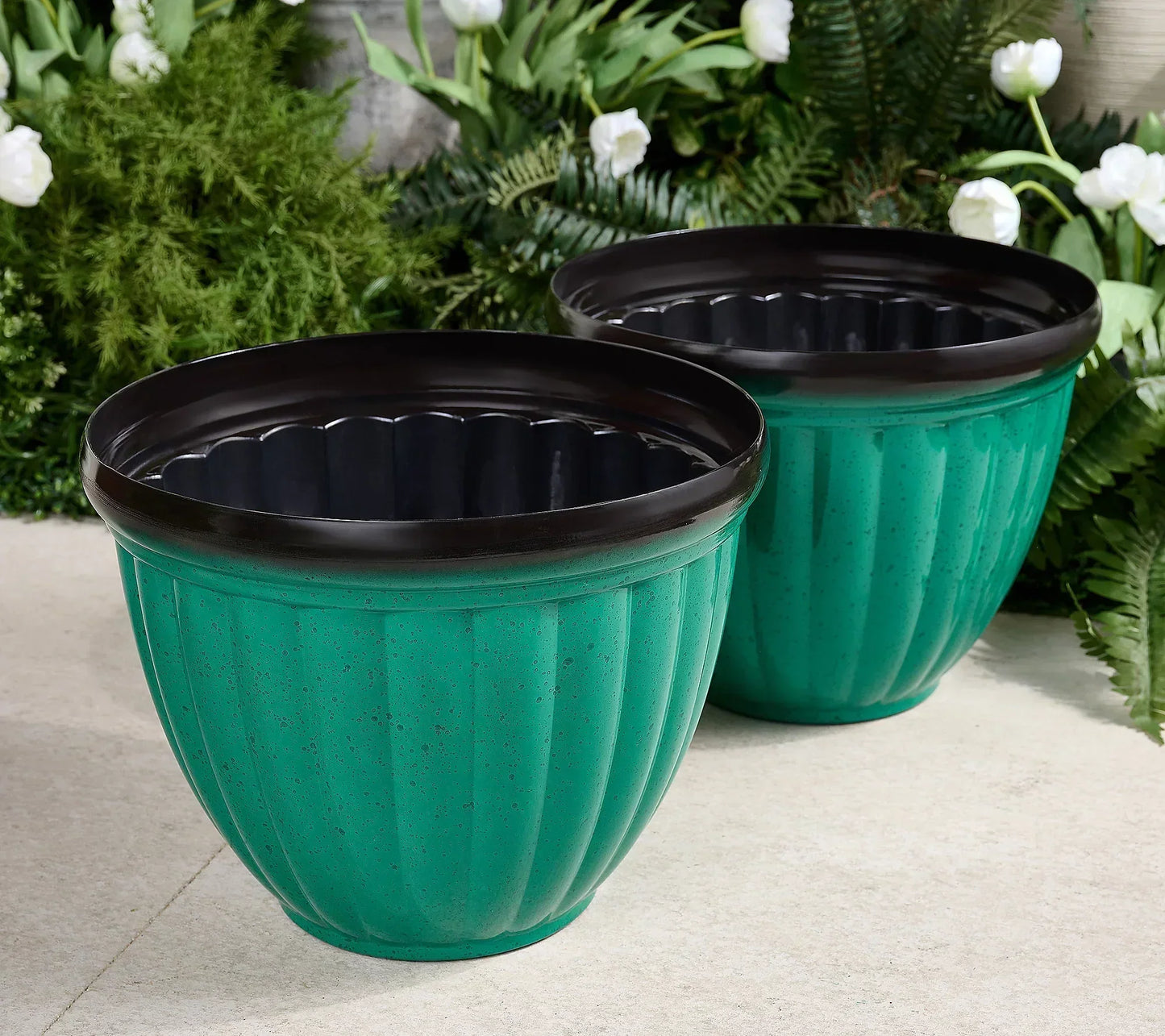 Airy Garden Planter with Dual Drain Holes