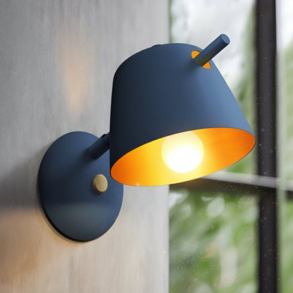 Rustic Iron Wall Light – Modern Matte Sconce E27