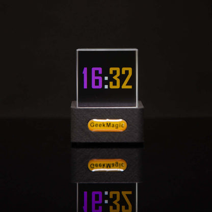 Compact Digital WiFi Weather Clock Display