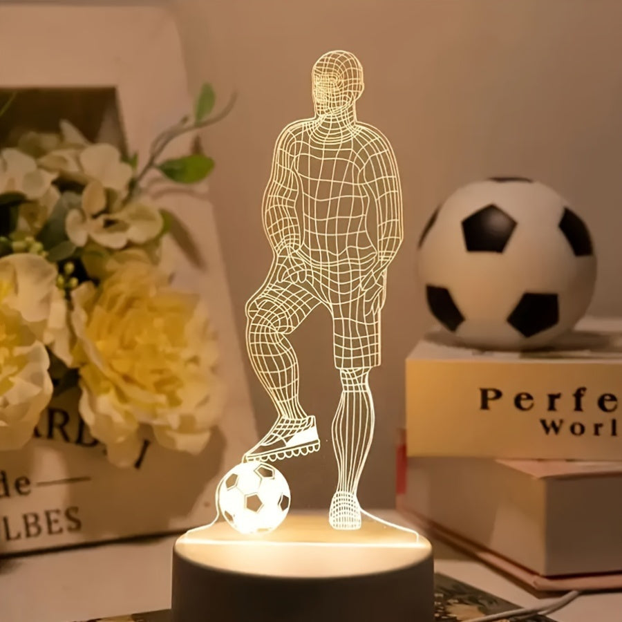 Cool Football 3D Table Lamp