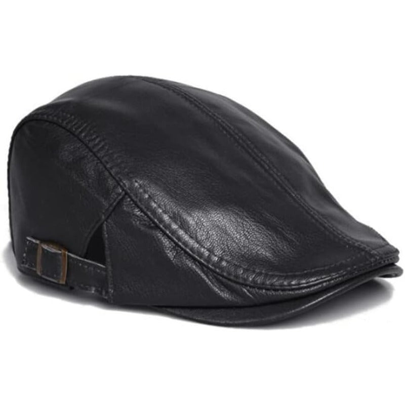 Timeless Brown Leather Hat
