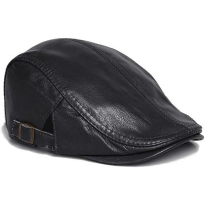 Timeless Brown Leather Hat